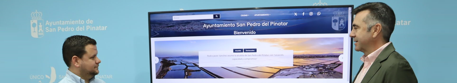 San Pedro del Pinatar presenta su nuevo portal web más intuitivo, claro y simplificado