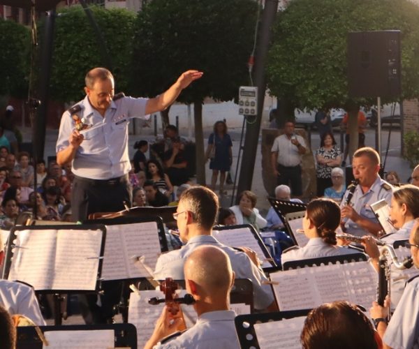 Los actos en honor a la Virgen del Carmen se inician con la Unidad de Música de la AGA