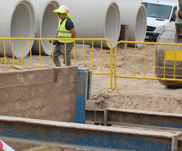 Comienzan las obras de ampliación del colector de entrada a la EDAR