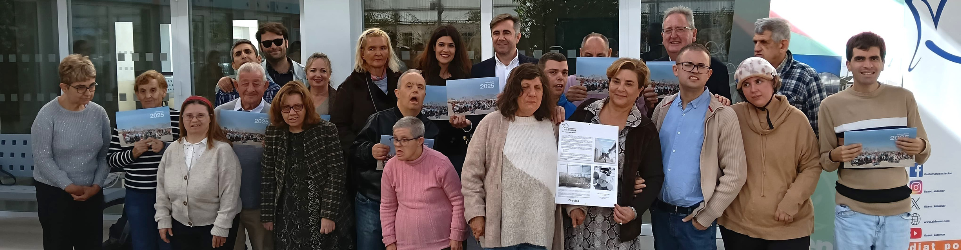 Aidemar dedica su calendario benéfico 2025 a su residencia en San Pedro del Pinatar 